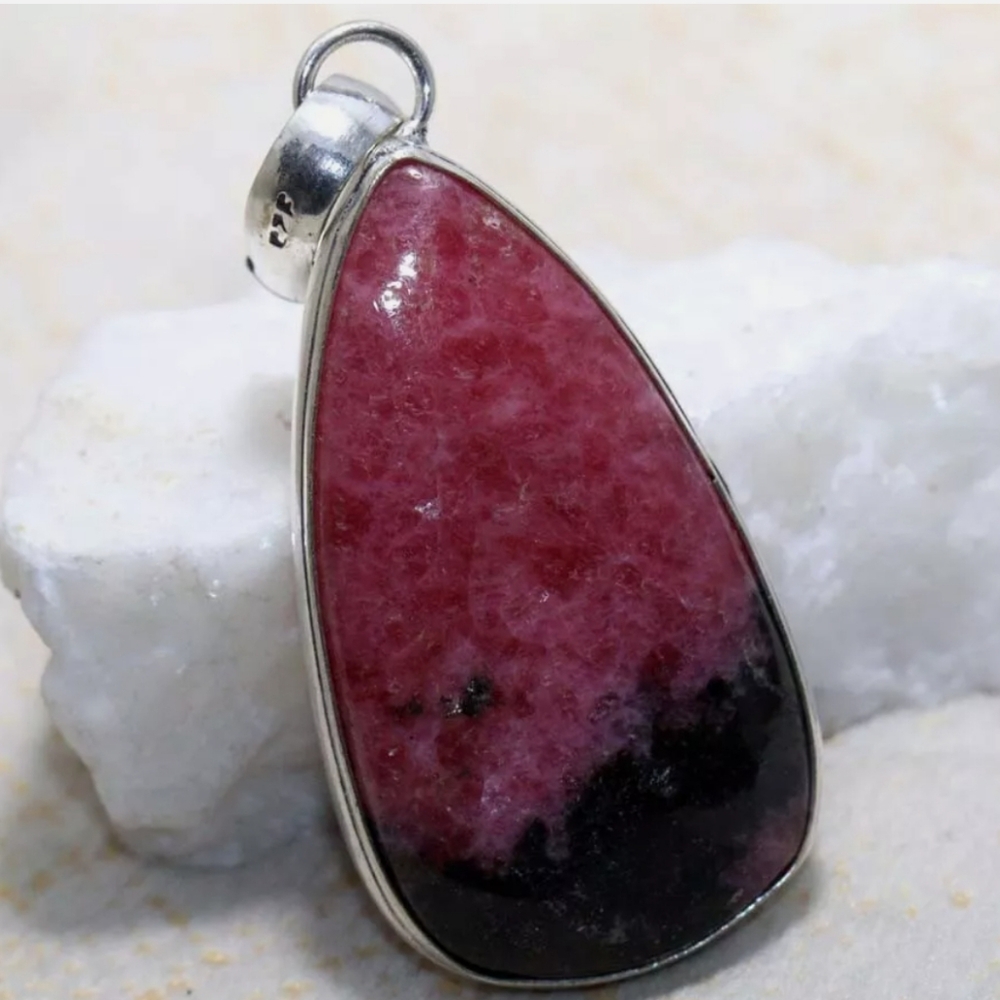 "Stone of Compassion & Love" Rhondonite Pendant